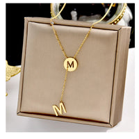 Fashion Letter Heart Pendant Women