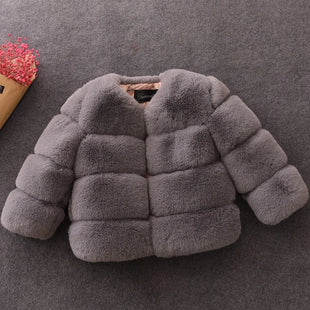 Girls Faux  Coat