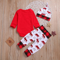 Lovely Baby Boy My First Christmas 2PCS Set