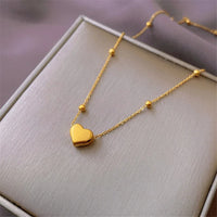 Fashion Letter Heart Pendant Women