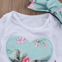 Newborn Baby Girls Clothes 3 Pieces Sets
