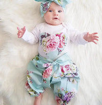 Newborn Baby Girls Clothes 3 Pieces Sets