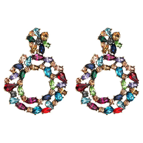Luxury Big Rhinestone Earrings