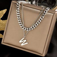 Fashion Letter Heart Pendant Women