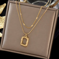 Fashion Letter Heart Pendant Women