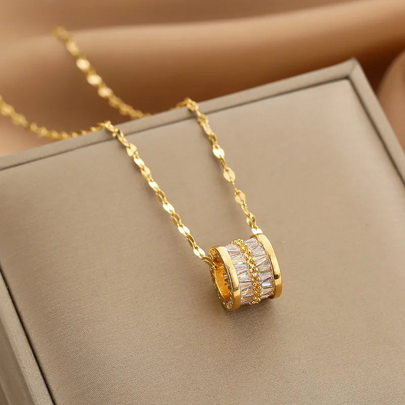 Fashion Letter Heart Pendant Women