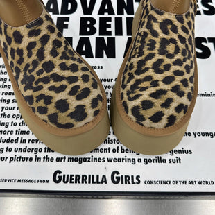 Leopard Platform Women Snow Ankle Boots