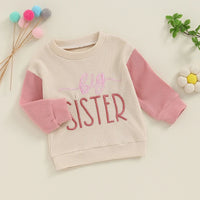 Girl Boy Big Sister Crewneck Sweatshirt