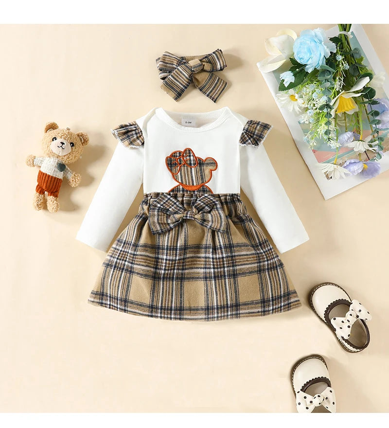 Newborn Baby Girl Clothes 3PCS Set