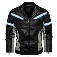 Men Motorcycle Leather Jacket