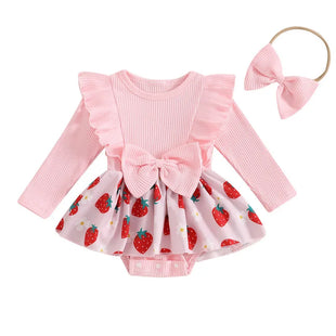 Baby Girls Ribbed Bodysuit