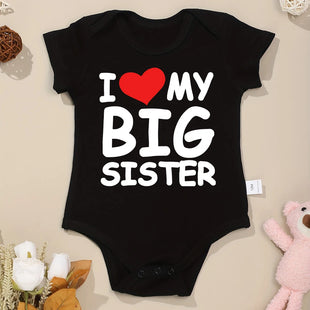 Newborn Clothes “I Love My Big Sister”