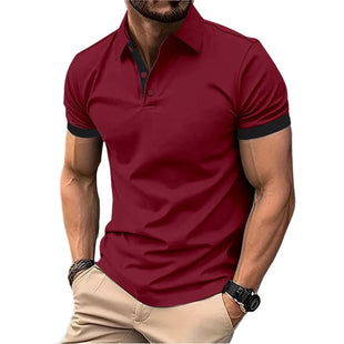 Men Short Sleeve Polo Shirt