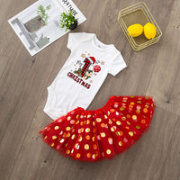 My 1st Christmas Baby Bodysuit Set