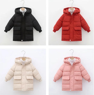 Boys Girls Padded Parka  Jacket