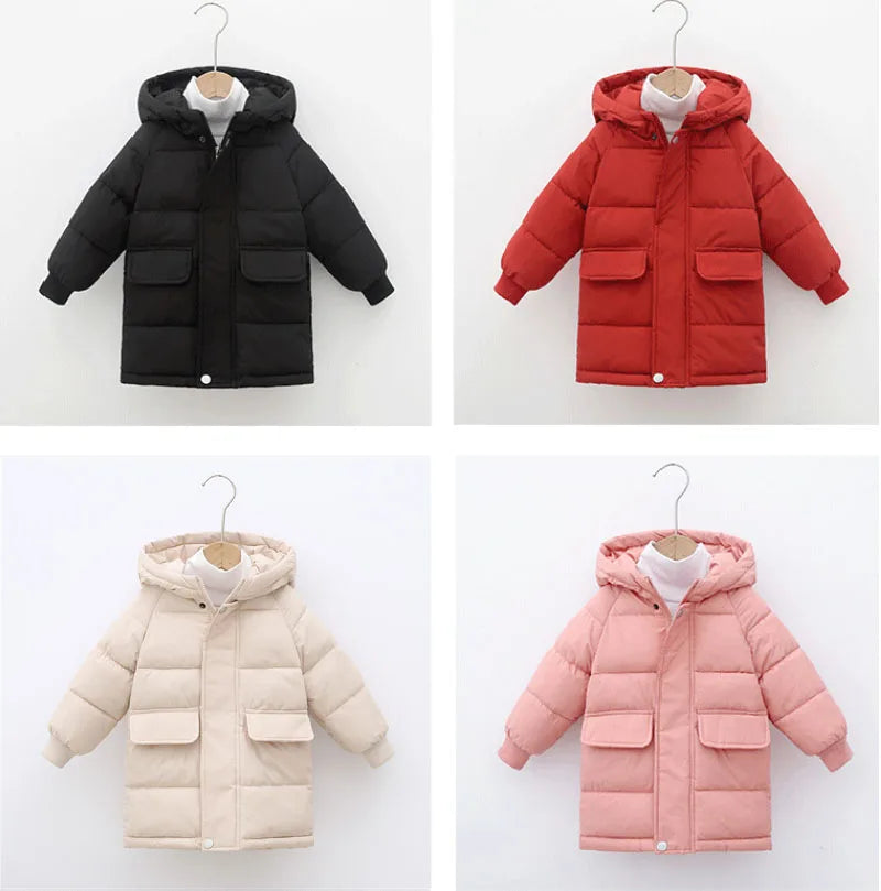 Boys Girls Padded Parka  Jacket