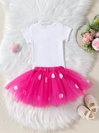 3pcs Cute Girls Pink Mickey Dress