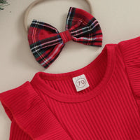 Baby Girls 2Pcs Christmas Outfits