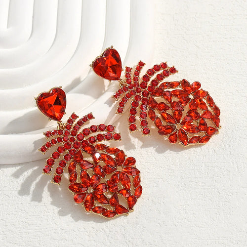 Crystal Pineapple Drop Earrings