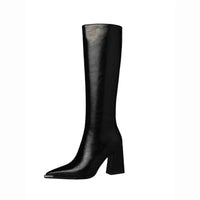 Pointed Toe Women High Boots