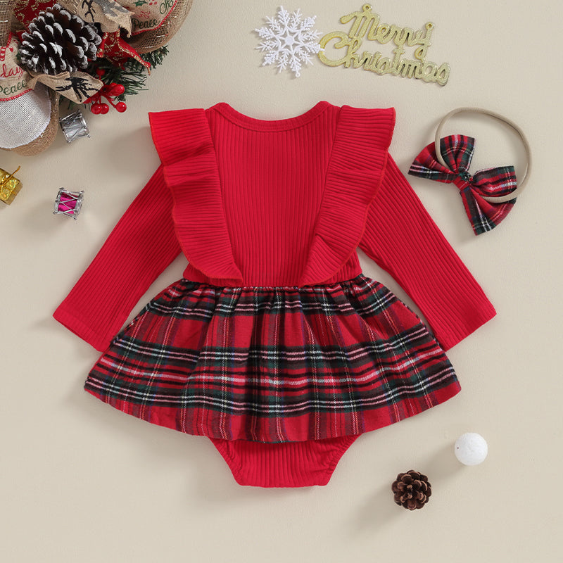 Baby Girls 2Pcs Christmas Outfits
