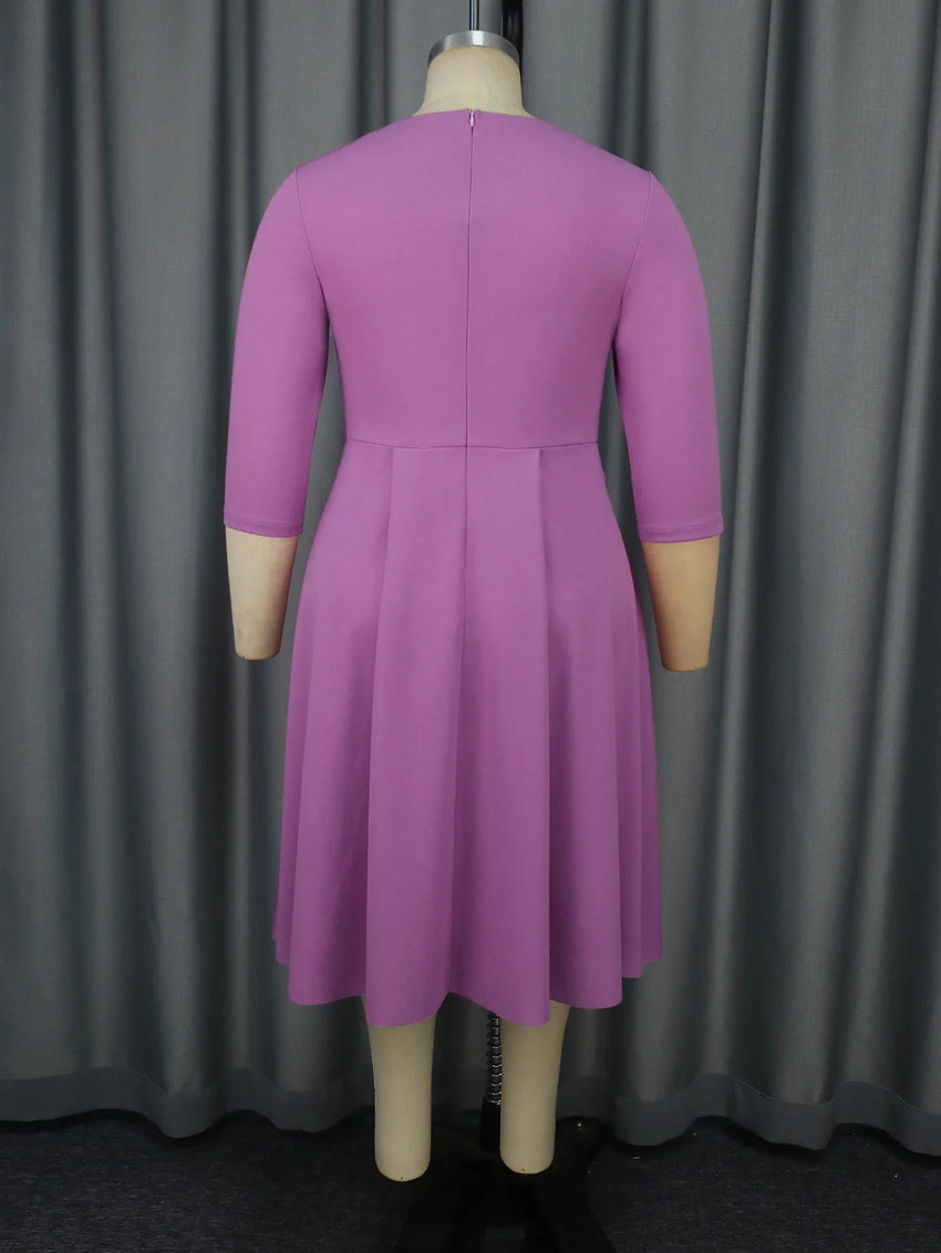 Classy Pleated Dress