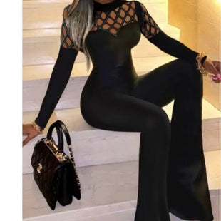 Black Long Sleeve Jumpsuit