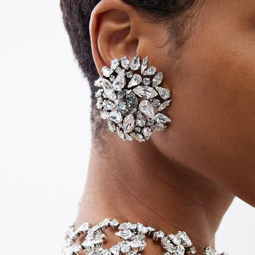 Fashion Round Clip Earrings