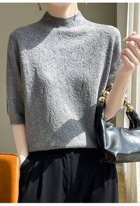 Lace Silk T-shirt