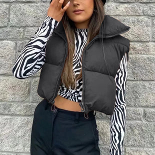 Women's Short  Vest  Jacket Top