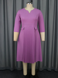 Classy Pleated Dress