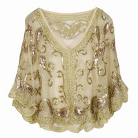 Elegant Beading   Lace Blouse