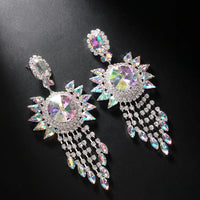 Crystal Tassel Earrings