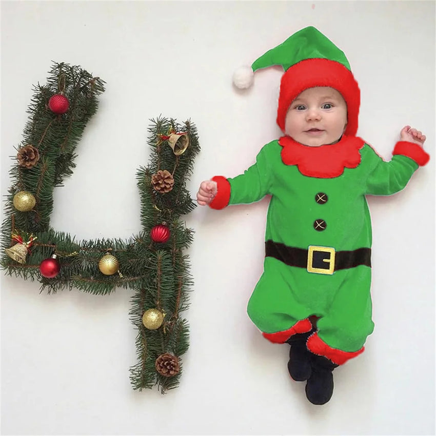 Newborn Baby Christmas Clothes