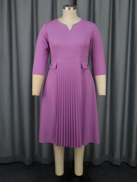 Classy Pleated Dress