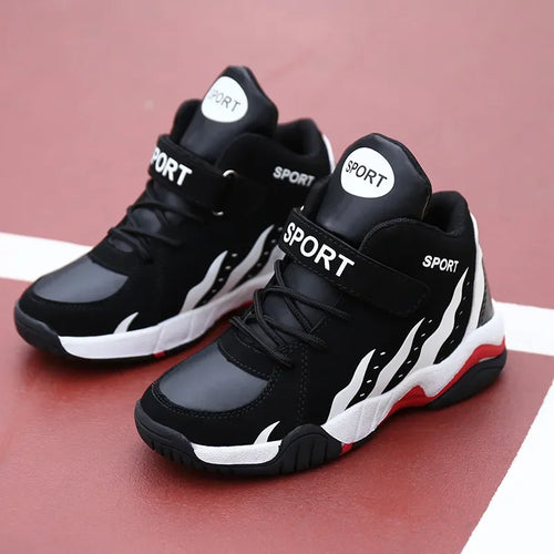 Leather Running Sneakers
