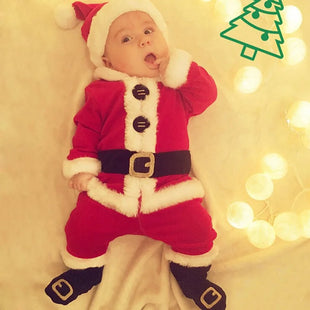 Newborn Baby Santa Claus Costume