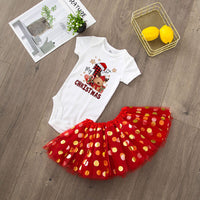 My 1st Christmas Baby Bodysuit Set