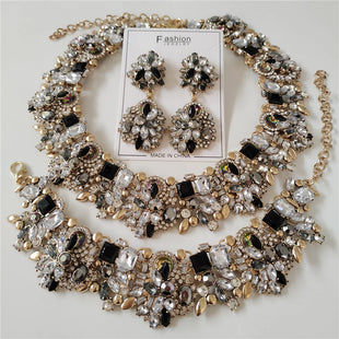 Crystal Rhinestone Jewelry Sets