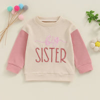 Girl Boy Big Sister Crewneck Sweatshirt