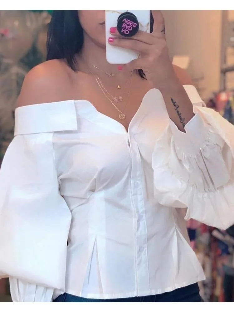 Elegant White BLOUSE