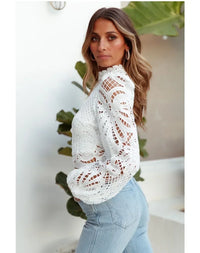 Elegant Hollow Out Long Sleeve