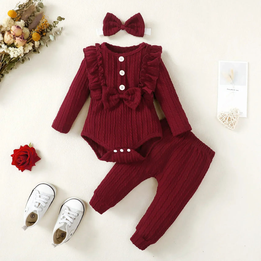 3Pcs Newborn Clothes Set