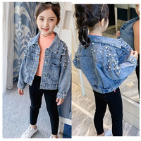 kids and Teenage Girls Denim Coat