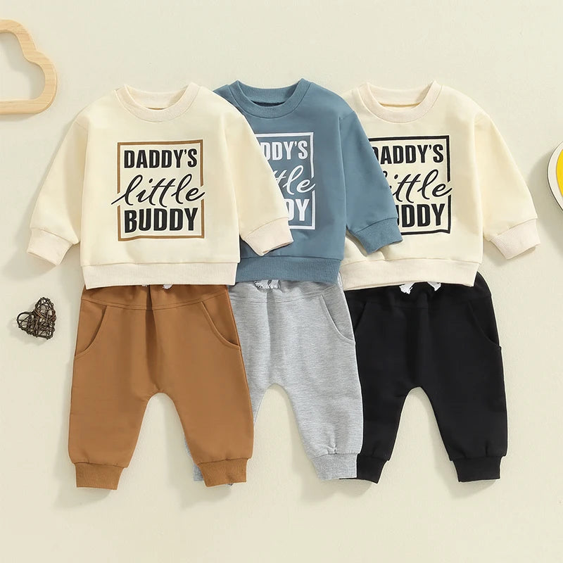 Toddler Baby Boy  Sweatshirt  Set