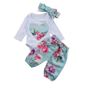 Newborn Baby Girls Clothes 3 Pieces Sets