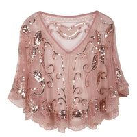 Elegant Beading   Lace Blouse