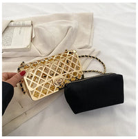 Hollow Metal Shoulder Bag