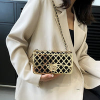 Hollow Metal Shoulder Bag