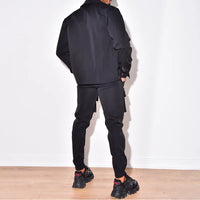 Multi-pocket Cargo Jacket Trousers Two-piece Set